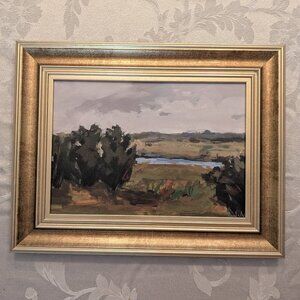 Studio McGee x Threshold Framed Canvas Landscape Art 11x14